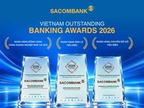 SACOMBANK “lập hat-trick” giải thưởng nhờ năng lực số và sự thấu hiểu khách hàng