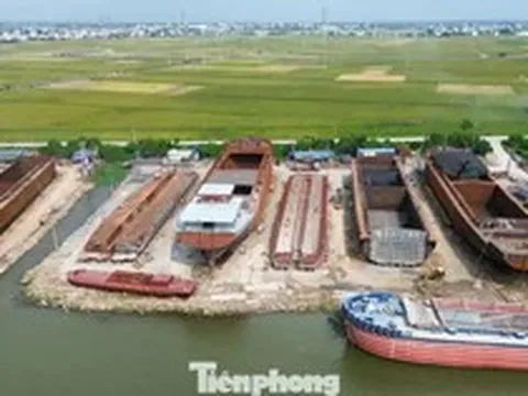 Ninh Bình: Chính quyền xã nói về xưởng đóng tàu quy mô lớn, hợp đồng thuê đất trái phép