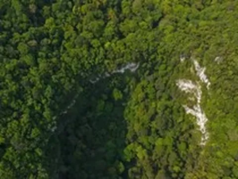 Phát hiện hố sụt sâu 120m 'khổng lồ' ở Phong Nha - Kẻ Bàng