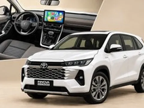 Xem trước Toyota Innova Cross mới sắp ra mắt tháng sau: Mặt trước thay đổi lớn, màn hình lớn hơn, vẫn đủ tùy chọn xăng, hybrid
