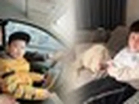 Con trai NSƯT Việt Anh nay đã điển trai chuẩn "tổng tài nhí", không chịu tâm sự khiến mẹ băn khoăn
