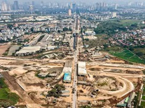 Diện mạo nút giao Vành đai 4 ở cửa ngõ Tây Nam Hà Nội