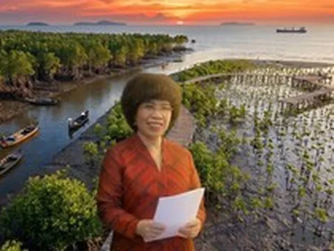 Bà Thái Hương trực tiếp đến làm việc ở tỉnh duy nhất VN có 3 mặt giáp biển, mệnh danh là “đất biết nở”