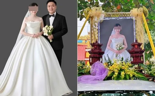 Chú rể Thanh Hóa dùng xe hoa rước di ảnh cô dâu, kể chuyện nghẹn lòng phía sau