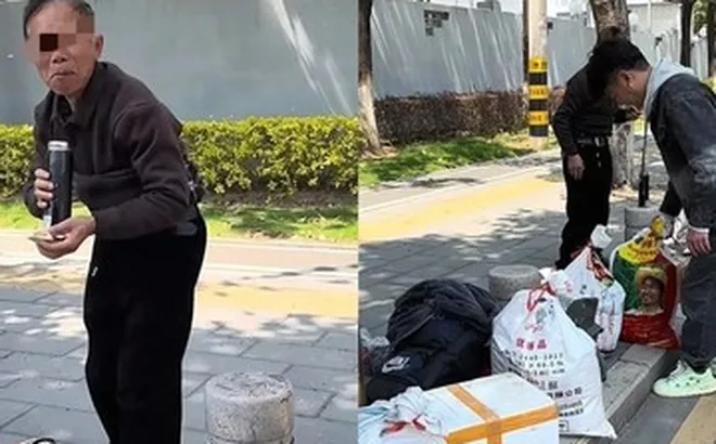 Cha 74 tuổi đi xe 30 tiếng, vác hơn 100kg quà thăm con gái