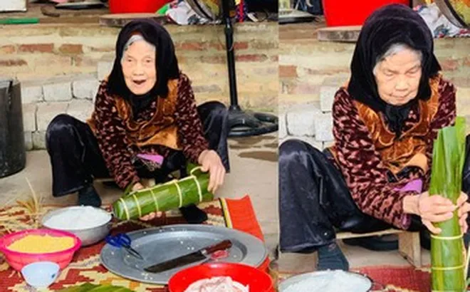 Cụ bà ở Thái Nguyên có 10 con, tuổi 95 vẫn trồng rau, nấu cơm bếp củi